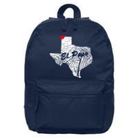 El Paso Texas State 16 in Basic Backpack