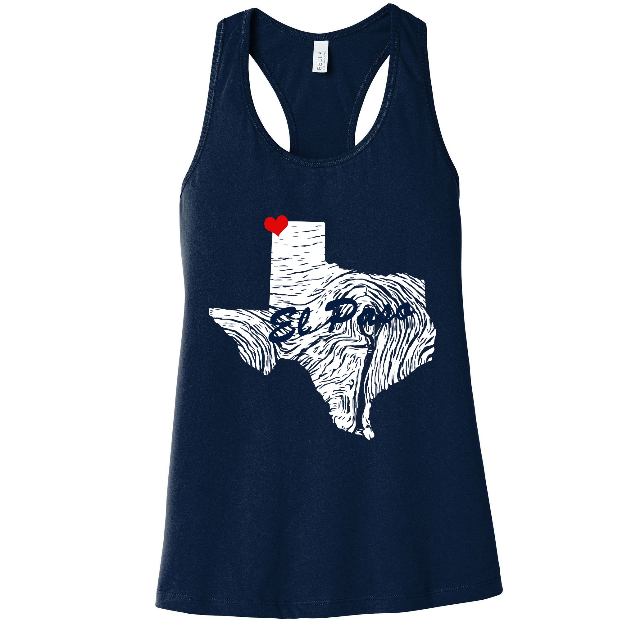 El Paso Texas State Womens Tank Top