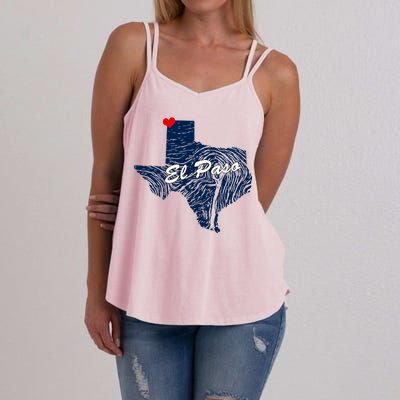 El Paso Texas State Women's Strappy Tank