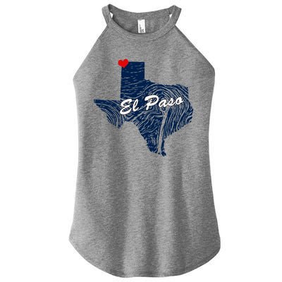 El Paso Texas State Women's Perfect Tri Rocker Tank