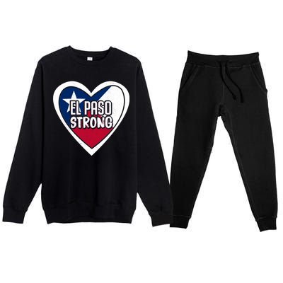 El Paso Texas Strong  Premium Crewneck Sweatsuit Set