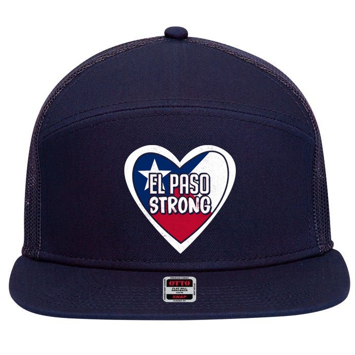 El Paso Texas Strong  7 Panel Mesh Trucker Snapback Hat