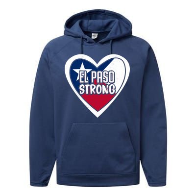 El Paso Texas Strong  Performance Fleece Hoodie