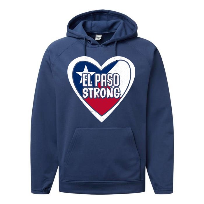 El Paso Texas Strong  Performance Fleece Hoodie