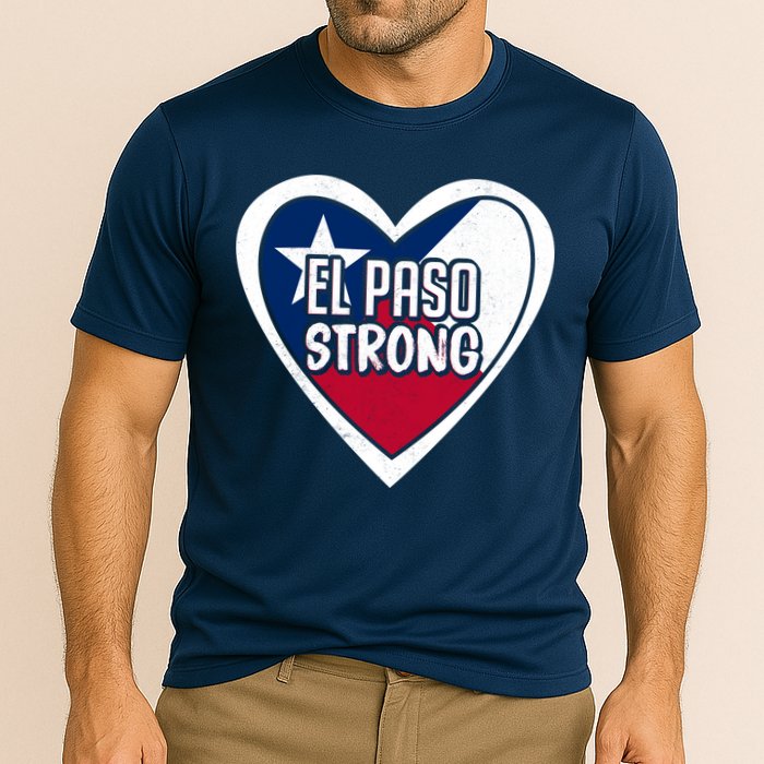 El Paso Texas Strong  Cooling Performance Crew T-Shirt