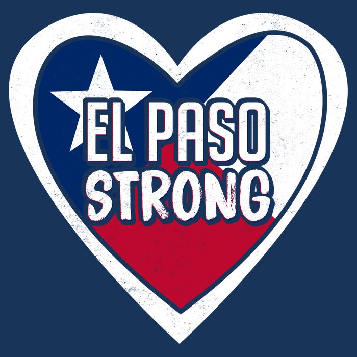 El Paso Texas Strong  Pom Pom 12in Knit Beanie