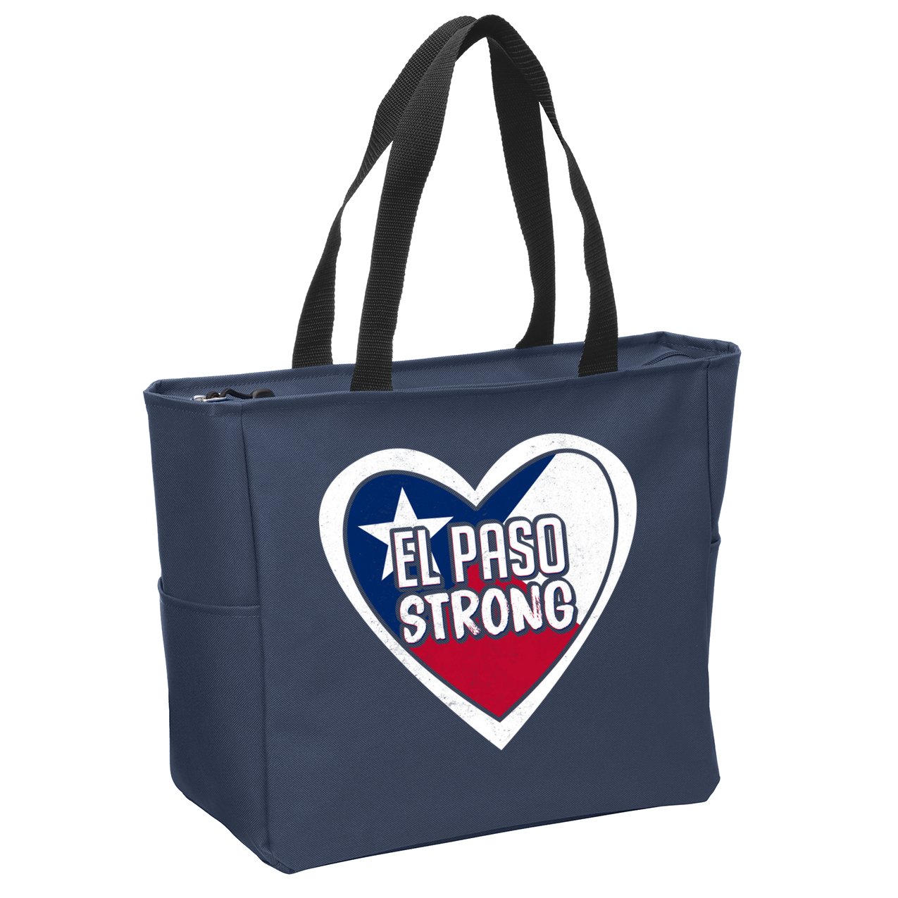 El Paso Texas Strong  Zip Tote Bag