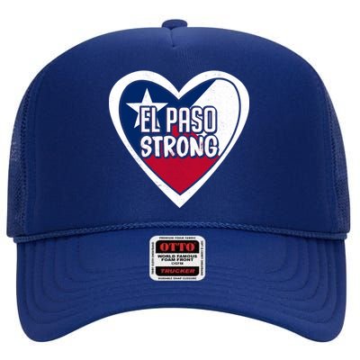 El Paso Texas Strong  High Crown Mesh Back Trucker Hat