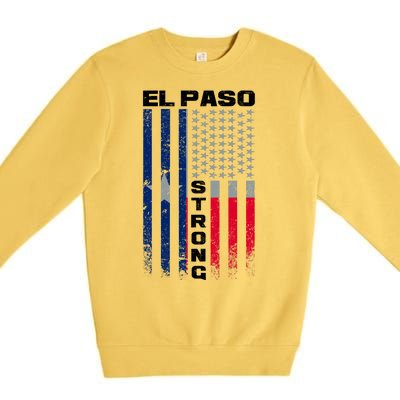 El Paso Texas Strong Flag Premium Crewneck Sweatshirt