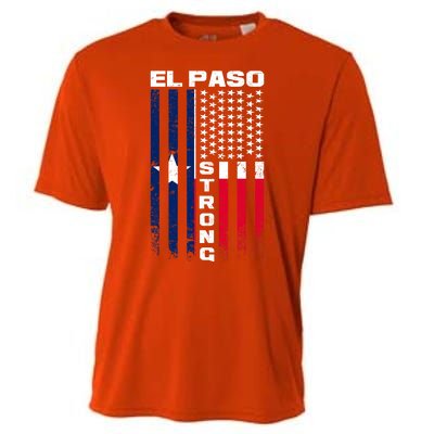 El Paso Texas Strong Flag Cooling Performance Crew T-Shirt