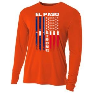 El Paso Texas Strong Flag Cooling Performance Long Sleeve Crew