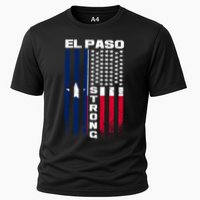 El Paso Texas Strong Flag Cooling Performance Crew T-Shirt