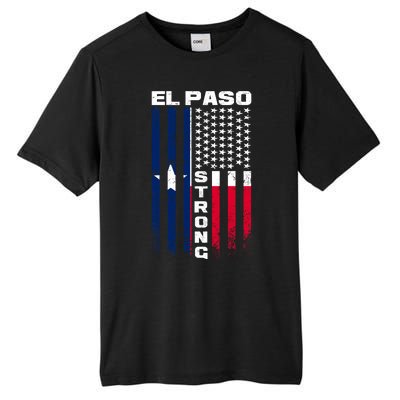 El Paso Texas Strong Flag Tall Fusion ChromaSoft Performance T-Shirt