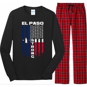 El Paso Texas Strong Flag Long Sleeve Pajama Set