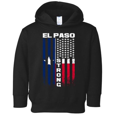 El Paso Texas Strong Flag Toddler Hoodie
