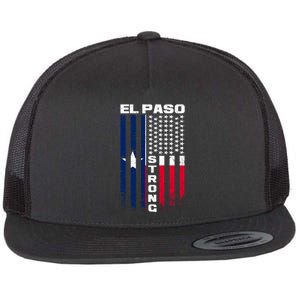 El Paso Texas Strong Flag Flat Bill Trucker Hat