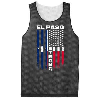 El Paso Texas Strong Flag Mesh Reversible Basketball Jersey Tank