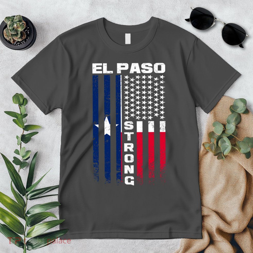 El Paso Texas Strong Flag Premium T-Shirt