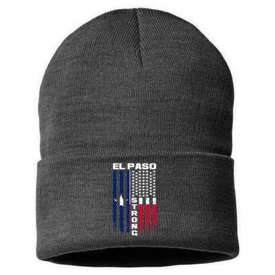 El Paso Texas Strong Flag Sustainable Knit Beanie