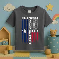 El Paso Texas Strong Flag Toddler T-Shirt
