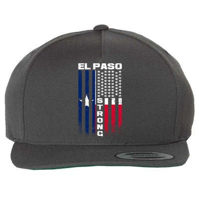 El Paso Texas Strong Flag Wool Snapback Cap