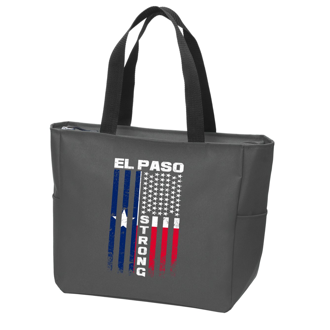 El Paso Texas Strong Flag Zip Tote Bag