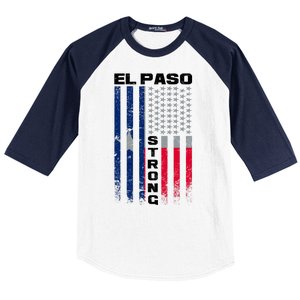 El Paso Texas Strong Flag Baseball Sleeve Shirt