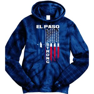 El Paso Texas Strong Flag Tie Dye Hoodie