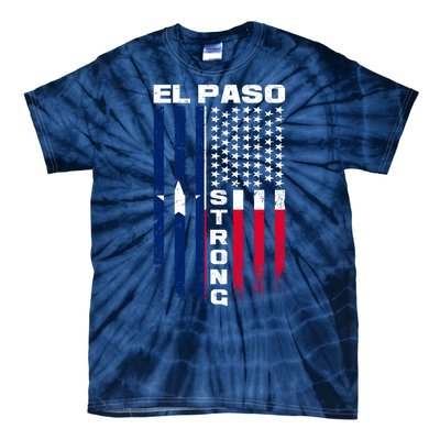 El Paso Texas Strong Flag Tie-Dye T-Shirt