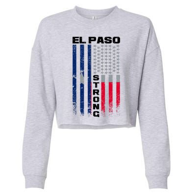 El Paso Texas Strong Flag Cropped Pullover Crew