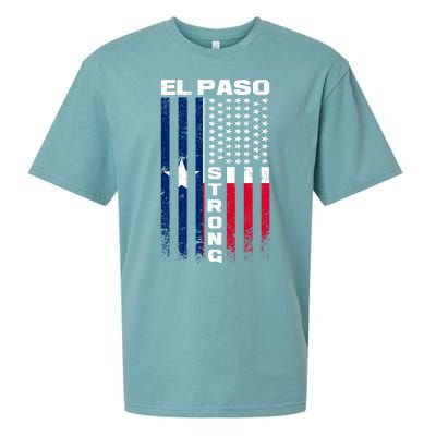 El Paso Texas Strong Flag Sueded Cloud Jersey T-Shirt