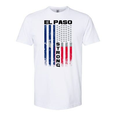 El Paso Texas Strong Flag Softstyle CVC T-Shirt