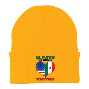 El Paso Texas Strong Together Heart Knit Cap Winter Beanie