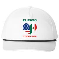 El Paso Texas Strong Together Heart Snapback Five-Panel Rope Hat