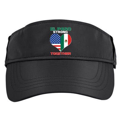 El Paso Texas Strong Together Heart Adult Drive Performance Visor