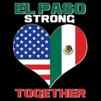 El Paso Texas Strong Together Heart Drawstring Bag
