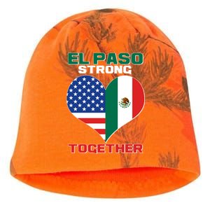 El Paso Texas Strong Together Heart Kati - Camo Knit Beanie