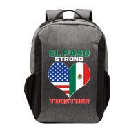 El Paso Texas Strong Together Heart Vector Backpack