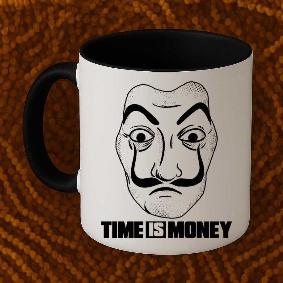 El Professor Time Is Money Mug