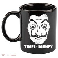 El Professor Time Is Money 11oz C Handle Ceramic Mug