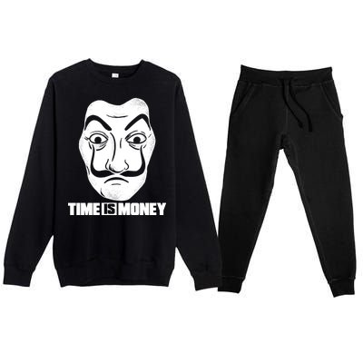 El Professor Time Is Money Premium Crewneck Sweatsuit Set