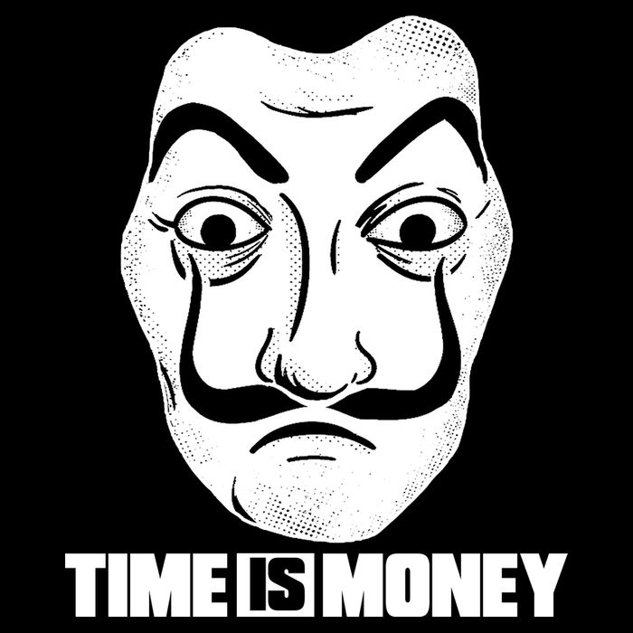 El Professor Time Is Money Women's Crop Top Tee