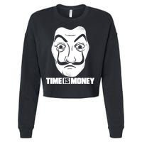 El Professor Time Is Money Cropped Pullover Crew