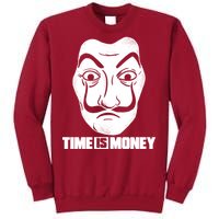 El Professor Time Is Money Tall Sweatshirt