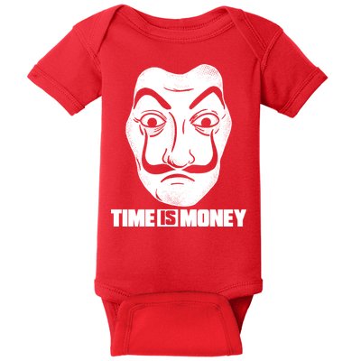 El Professor Time Is Money Baby Bodysuit
