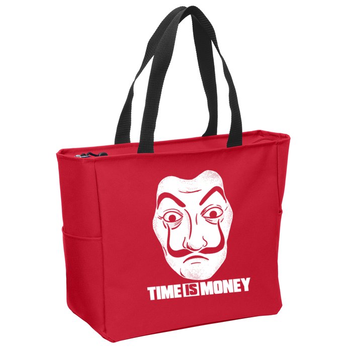 El Professor Time Is Money Zip Tote Bag