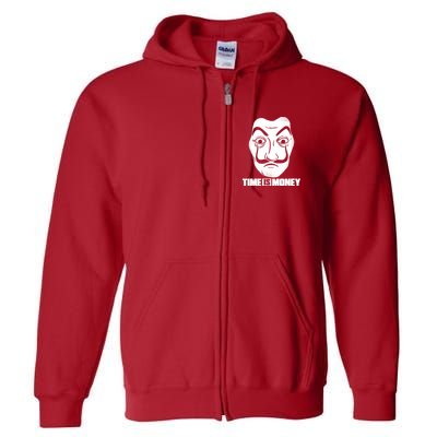 El Professor Time Is Money Full Zip Hoodie