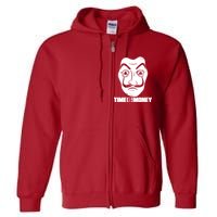 El Professor Time Is Money Full Zip Hoodie