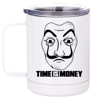 El Professor Time Is Money 12 oz Stainless Steel Tumbler Cup