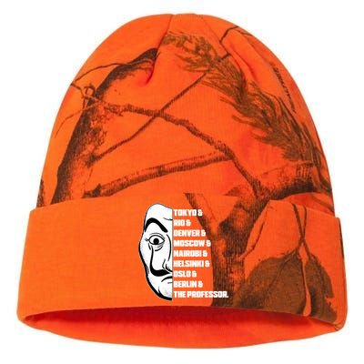 El Professor World City Names Kati Licensed 12" Camo Beanie